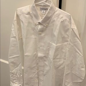 LESTERS BOYS WHITE BUTTON DOWN SHIRT 14
